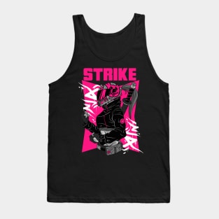 Ninja Warrior Girl Strike Tank Top